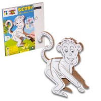 berny-scimmia-animaletti-cartone-scatola