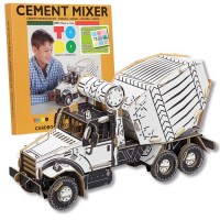CEMENT MIXER CARDBOARD TOYS FOR KIDS